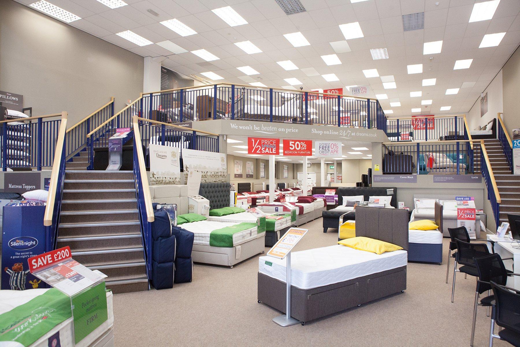 Dreams Store in Bognor Regis Beds, Mattresses & Furniture Dreams